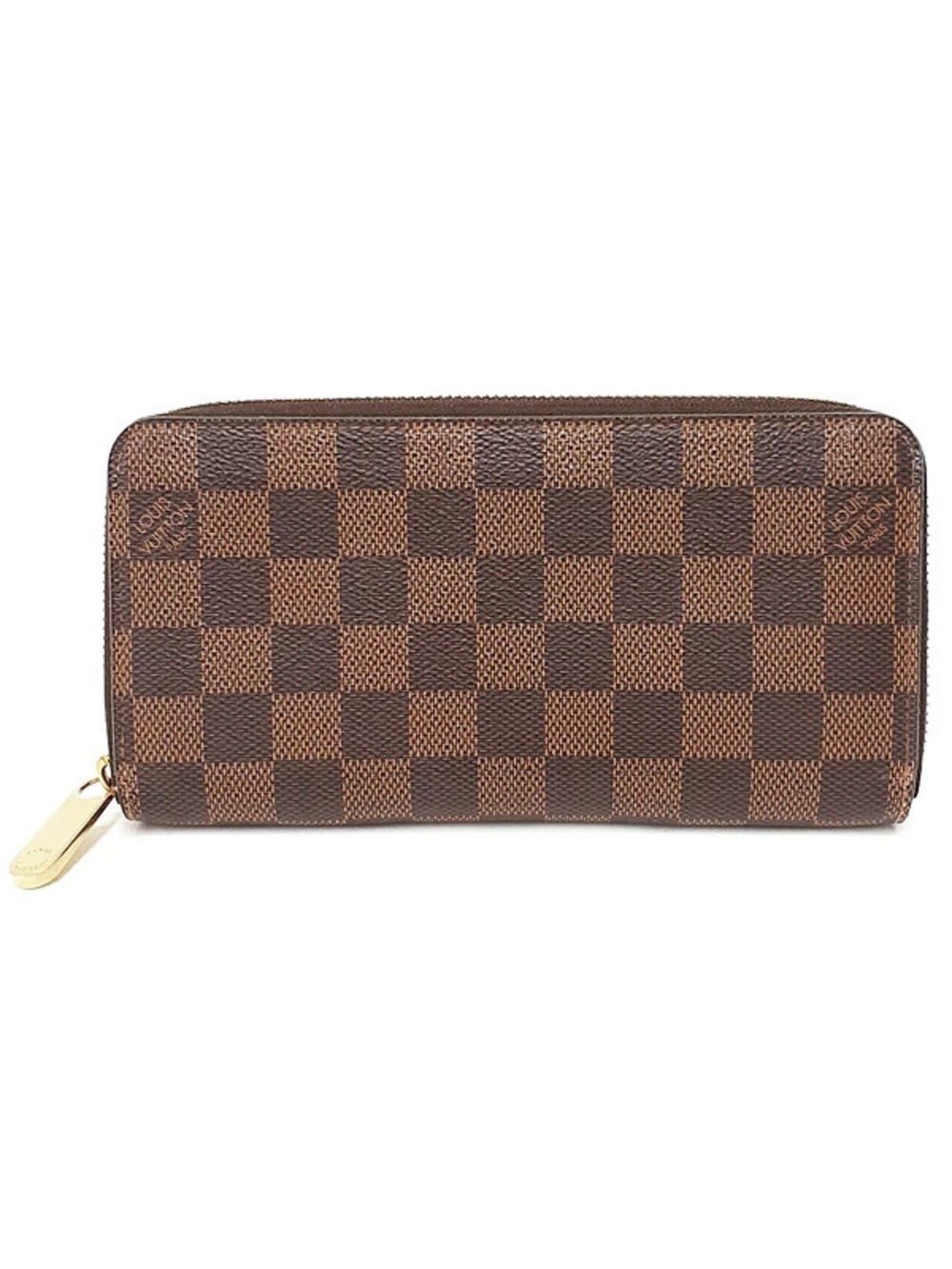 Louis Vuitton Damier Zippy Wallet Round Zipper Long